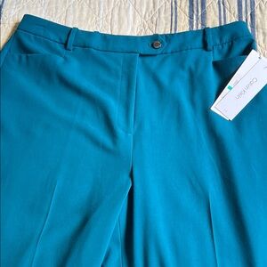 NWT Calvin Klein Teal (Blue-Green) Trousers size 16